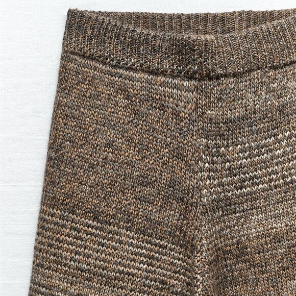 Zara Rustic Knit Pants New - Picture 3 of 4